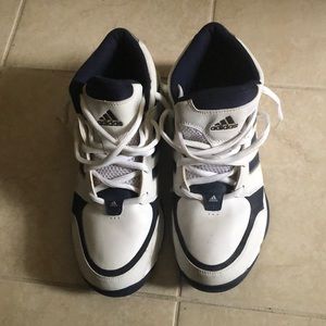 Adidas White Basketball Sneakes